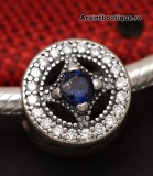 Talisman Din Argint PIATRA ALBASTRA CHA1054, Argintboutique