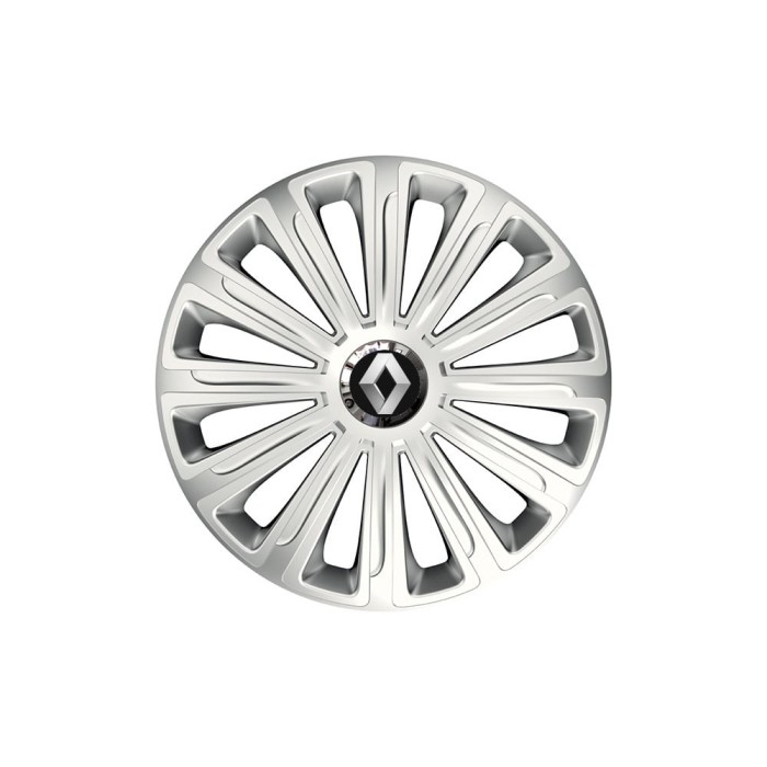 Set 4 capace roti Cu Inel Cromat Trend R14 pentru gama auto Renault