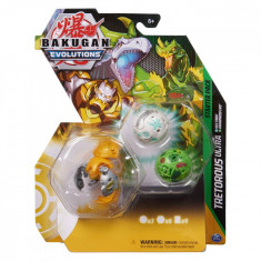 Figurina Bakugan Evolutions, Starter Pack 3 piese, Tretorous Ultra, S4, 20138098