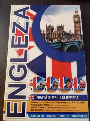 Manual: Invata simplu si repede engleza (curs intensiv cu 4 CD-uri) foto