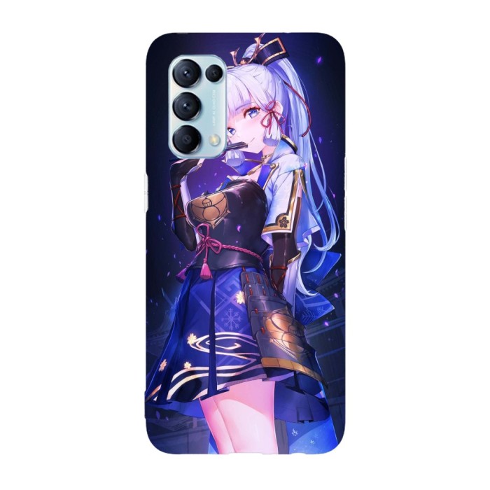 Husa compatibila cu Oppo A54 5G model Kamisato Ayaka Genshin Impact, Silicon, TPU, Viceversa