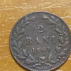 2 bani 1867,5 bani 1867, 10 bani 1867 Watt Heaton