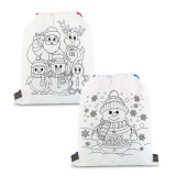 Sac de Sport Colorabil ca - Cu 4 Markere, 33 x 27 cm - 2 Modele Best CarHome