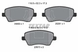 Set placute frana TEXTAR 2440301