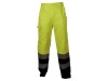 Pantaloni de lucru galben-bleumarin XL - avertizare