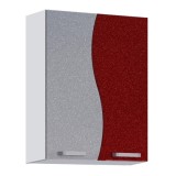 Corp superior CIP S MDF , 80x30x70cm, rosu gri