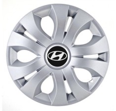 Set 4 capace roti Top Gray pentru gama Hyundai, R17
