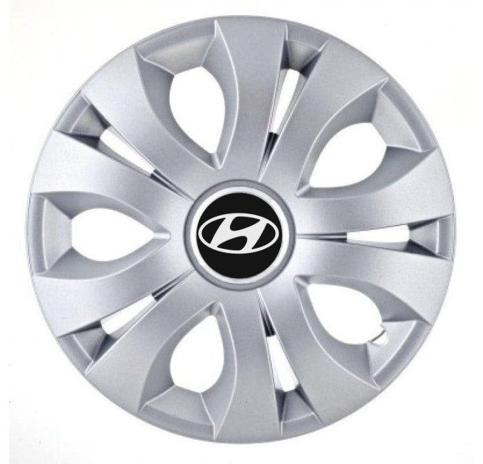 Set 4 capace roti Top Gray pentru gama Hyundai, R17
