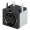 Conector DIN mini mamă 4 pini ecranat