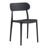 Cumpara ieftin Scaun de gradina Amvroan cu protectie UV plastic PP antracit 51x49x79.5 cm