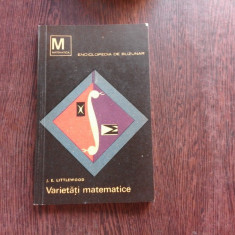 VARIETATI MATEMATICE - J.E.LITTLEWOOD