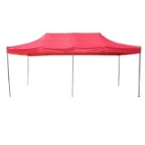 Cumpara ieftin Cort tip pavilion, 3x6 m, fara pereti laterali, pliabil, poliester impermeabil, rosu