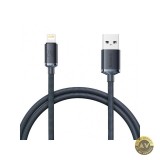 Cablu Date si Incarcare USB-A - Lightning Baseus Crystal Shine 20W 1.2m Negru