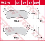 Cumpara ieftin Set placute frana fata TRW MCB776 - Honda Forza - Jazz - SH 250-300 - Hornet 600 - VFR 800 - Varadero 1000 - Suzuki Burgman - Sixteen 125-250cc