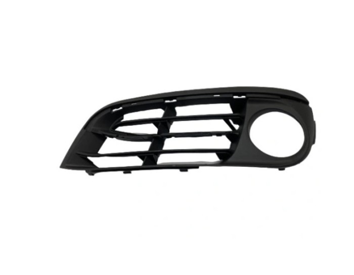 Set grila bara fata BMW Seria 5 (F10/F11), 2014-08.2017 model : Luxury, negru/crom; complet,