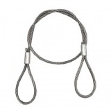 Cablu/sufa troliu din otel cu grosime de 24mm si lungime de 4m cu inele pentru tractat sau ridicat