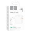 Incarcator Retea 35W, Dual Ports, USB-C, QC 3.0, Fast Charging, Lucky Series, HOCO (CA110A)