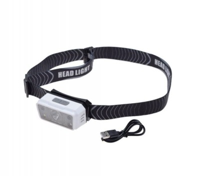 Lanterna frontala, led 350 lumeni, reincarcabila USB-C, 6 moduri de iluminare, r... Cod:AA25492 foto