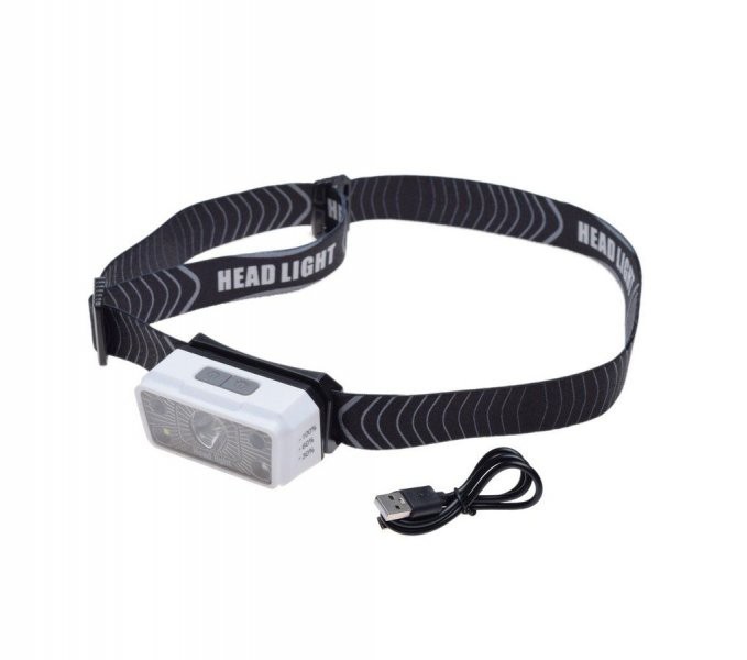 Lanterna frontala, led 350 lumeni, reincarcabila USB-C, 6 moduri de iluminare, r... Cod:AA25492
