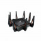 ROUTER ASUS wireless 6000 Mbps porturi Gigabit x 4 antena externa x 8 AX11000 dual band &amp;quot;GT-AX11000&amp;quot;