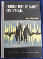 Cutremurele de pamant din Romania Ion Atanasiu 1961 cu planse ?i harti foto