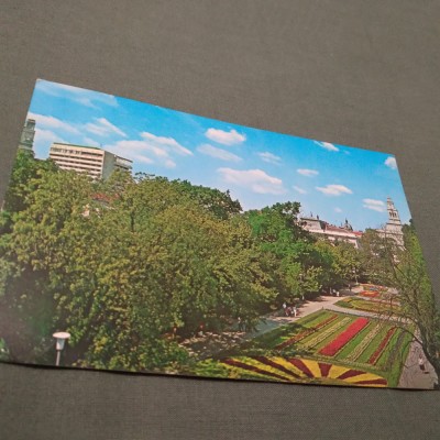 CARTE POSTALA- ARAD -VEDERE DIN PARC CIRCULATA foto