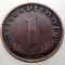 B.028 GERMANIA 1 REICHSPFENNIG 1937 A
