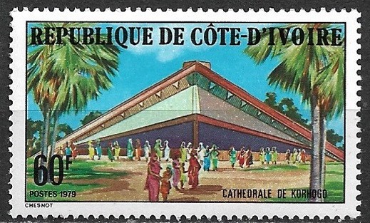 B2904 - Coasta de Fildes 1979 - Catedrala,neuzat,perfecta stare