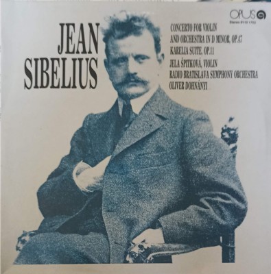 Disc vinil, LP. CONCERTO FOR VIOLIN-JEAN SIBELIUS-219704 foto