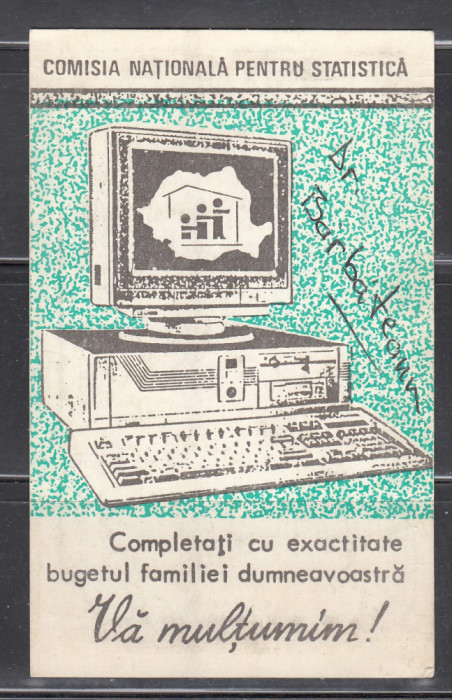 M3 C31 4 - 1993 - Calendar de buzunar - Comisia nationala de statistica