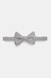 HUGO papion de matase culoarea gri, 50540130