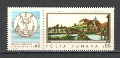 Romania.1968 Ziua marcii postale-Pictura YR.404 foto