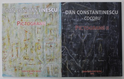 DAN CONSTANTINESCU , COCORU &amp;#039; , PICTOGRAME , VOLUMELE I - II , 2016 -2018 foto