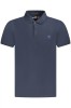 Timberland Tricou polo barbati, cu mini logo brodat, Slim fit, Bleumarin, S