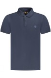 Cumpara ieftin Timberland Tricou polo barbati, cu mini logo brodat, Slim fit, Bleumarin, S