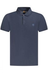 Timberland Tricou polo barbati, cu mini logo brodat, Slim fit, Bleumarin