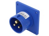 Conector alimentare AC PCE soclu tată 16A 230V IP44 IEC 60309