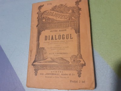 DIALOGULPT.INCEPUTUL LIMBII ROMANE INTRE NEPOT SI UNCHI-B.P.T. ED.ALCALAY-a1. foto