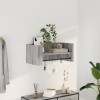 VidaXL Raft de perete, gri sonoma, 70,5x35x30,5 cm, lemn prelucrat 848456