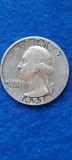 USA SUA QUARTER DOLLAR 1953 , argint , WASHINGTON, America de Nord