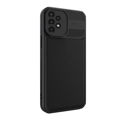 Husa cross compatibila cu samsung galaxy a53, super camera protect htpmag, negru foto