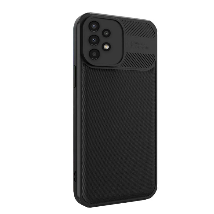 Husa cross compatibila cu samsung galaxy a53, super camera protect htpmag, negru