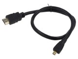 Cablu HDMI 1.4 micro HDMI 0.5m negru