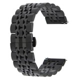 Curea metalica, compatibila Huawei Watch GT 2 Pro, telescoape Quick Release, 22mm, Black