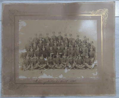 Fotografie Imperiul Austro-Ungar 1894 Unitate de infanterie kuk foto