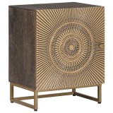 vidaXL Dulap de noapte Alamă 40 x 30 x 50 cm 42020069