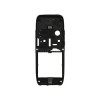 Carcasa Mijloc Nokia E51, Middlecover Black Steel, Originala
