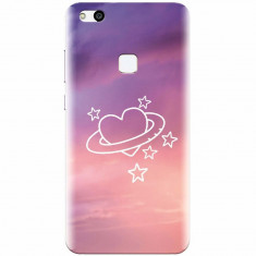 Husa silicon pentru Huawei P10 Lite, Galaxy Heart