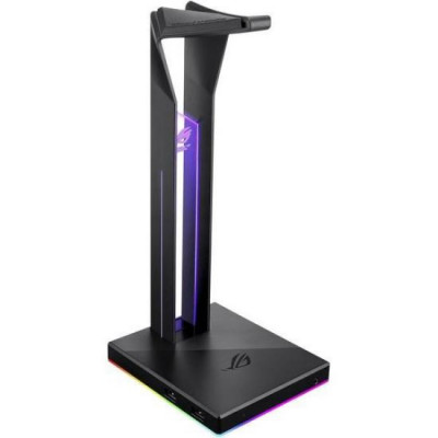 Stand casti ASUS ROG Throne iluminare RGB negru foto