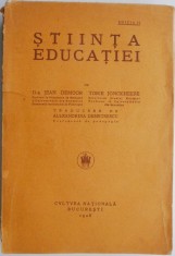 Stiinta educatiei &ndash; Jean Demoor, Tobie Jonckheere (coperta putin uzata)